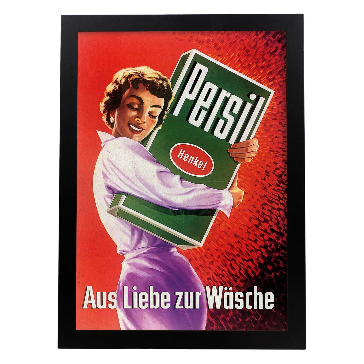 Affiche Vintage Persil De La Publicité Vintage Des Années 50 Sans