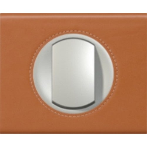 Bouton Poussoir C Liane Cuir Caramel Complet Non Legrand Leroy Merlin