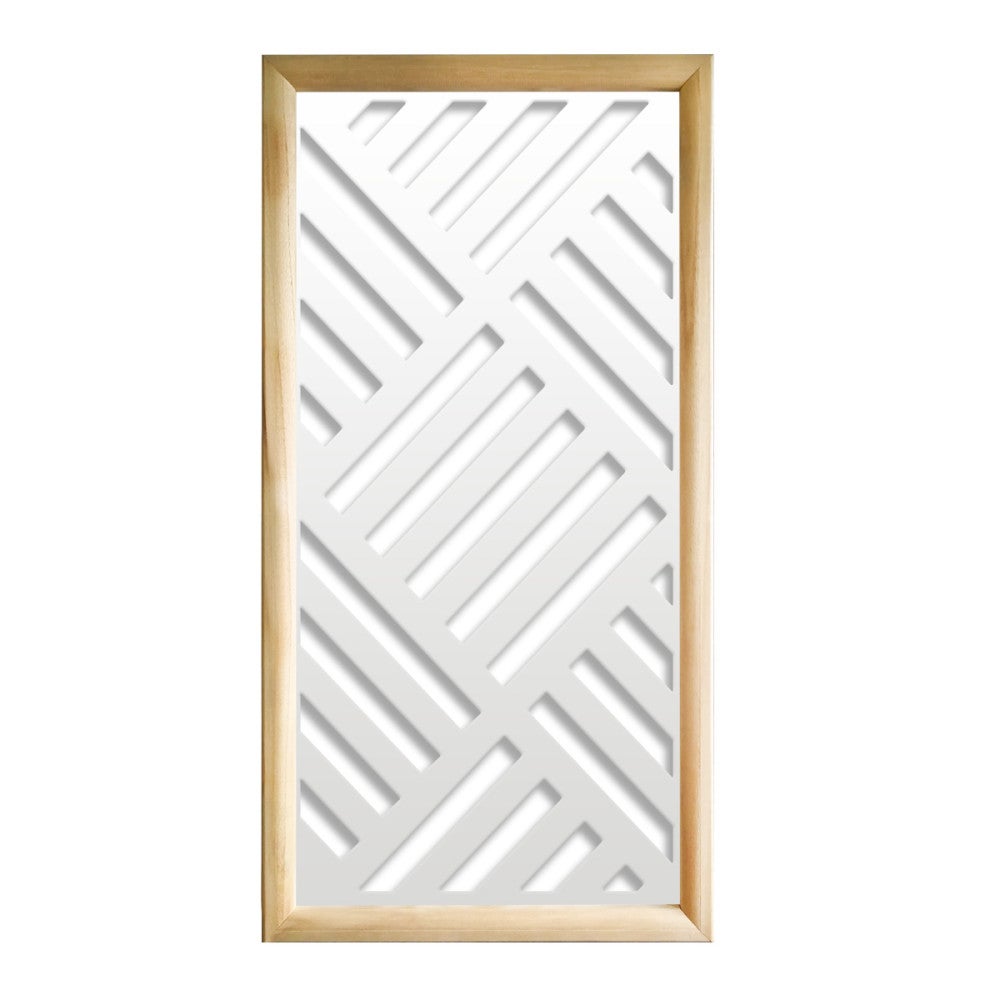 BROYEUR LINEAIRE Modules décoratifs rectangulaires en bois et PVC