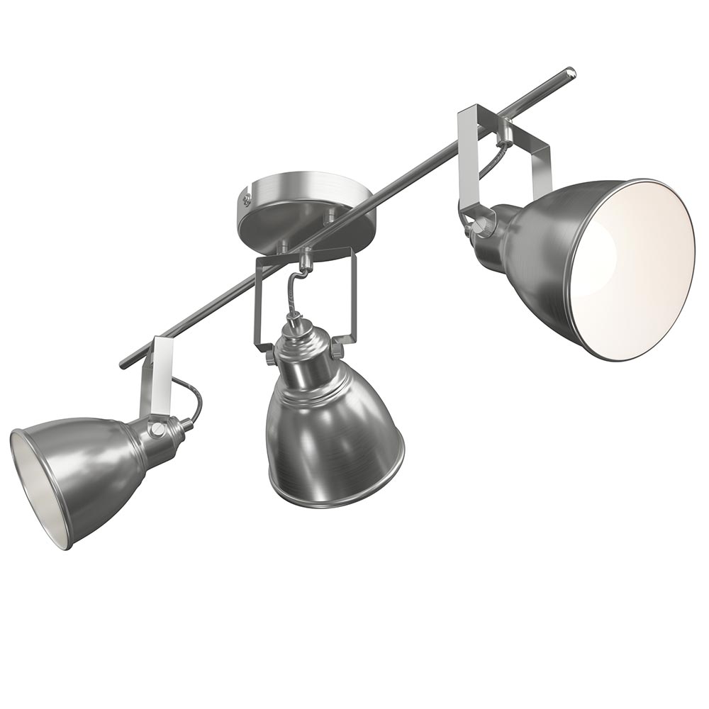 Lampadario Lampada Luci Faretti Direzionabili Metallo Design Moderno