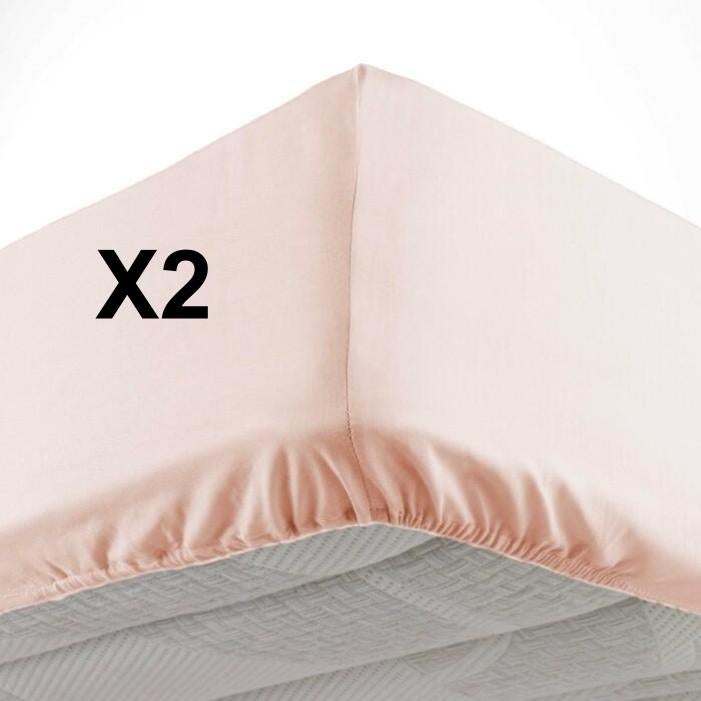 Lot De Draps Housse Bonnet Cm Personnes X Cm Microfibre