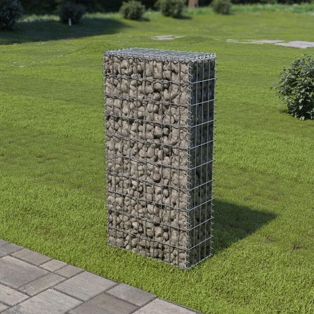 Maison Exclusive Mur en gabion avec couvercles Acier galvanisé 50 x 20