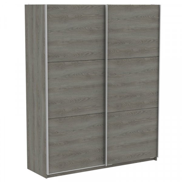 Armoire 2 portes coulissantes Chêne Hudson GELA L 179 x l 65 x H