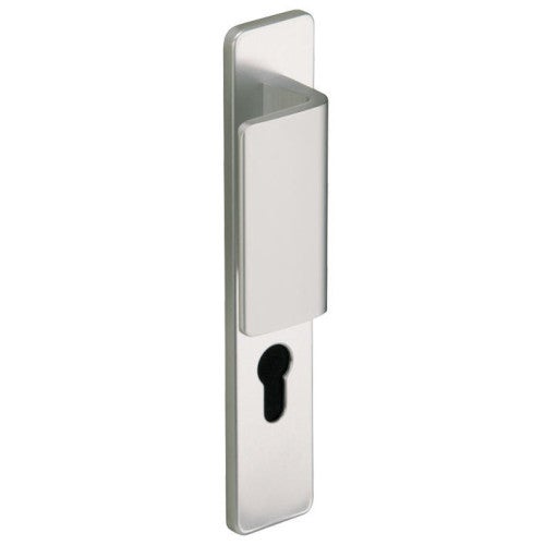 Ensemble De Poign Es De Porte Sur Plaque Vachette Paraphe Assa Abloy