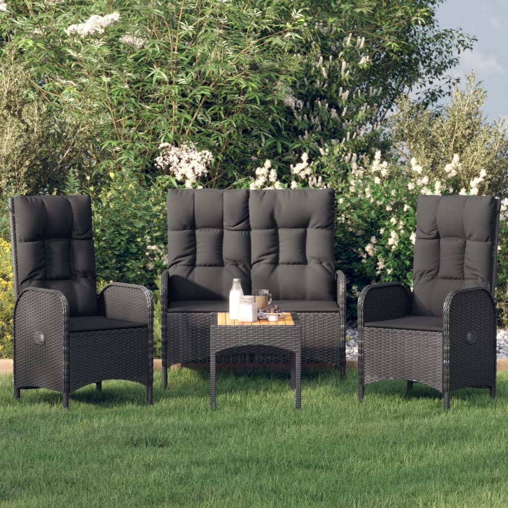 Maison Exclusive Ensemble de salle à manger de jardin 4 pcs avec