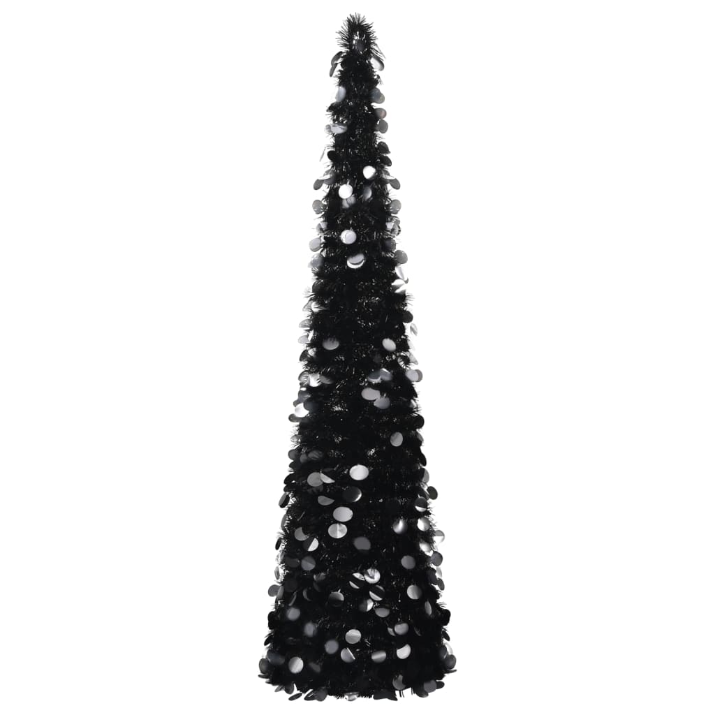 Maison Exclusive Rvore De Natal Pop Up Artificial Cm Pet Preto