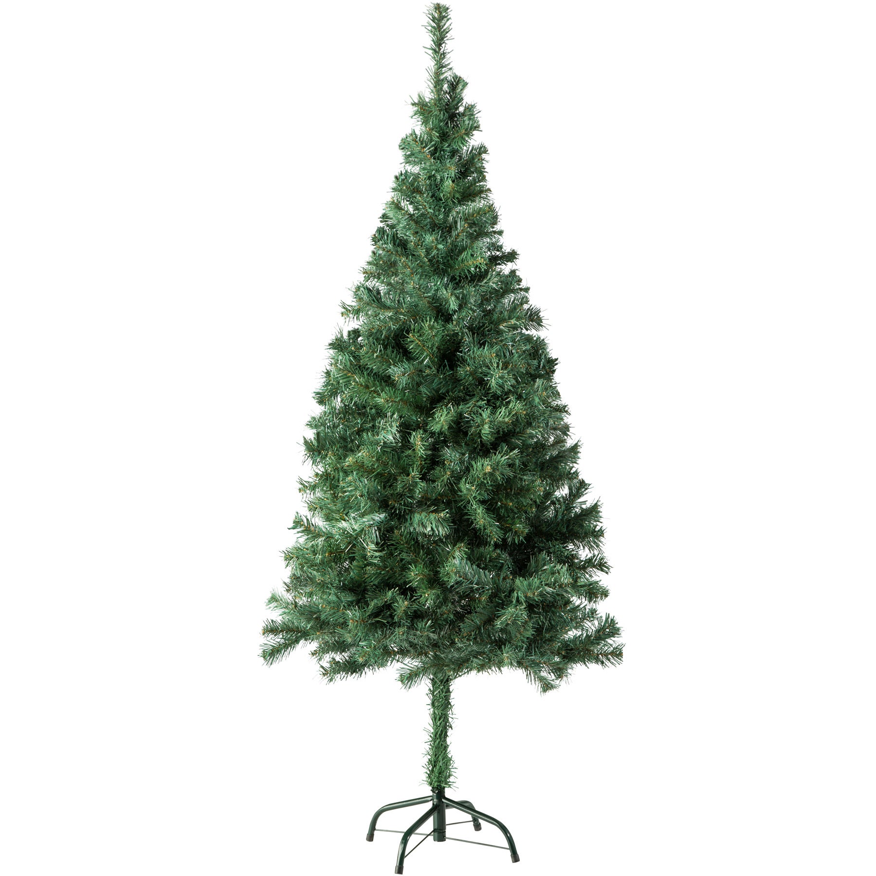 Tectake Sapin de Noël artificiel avec support métallique 150 cm