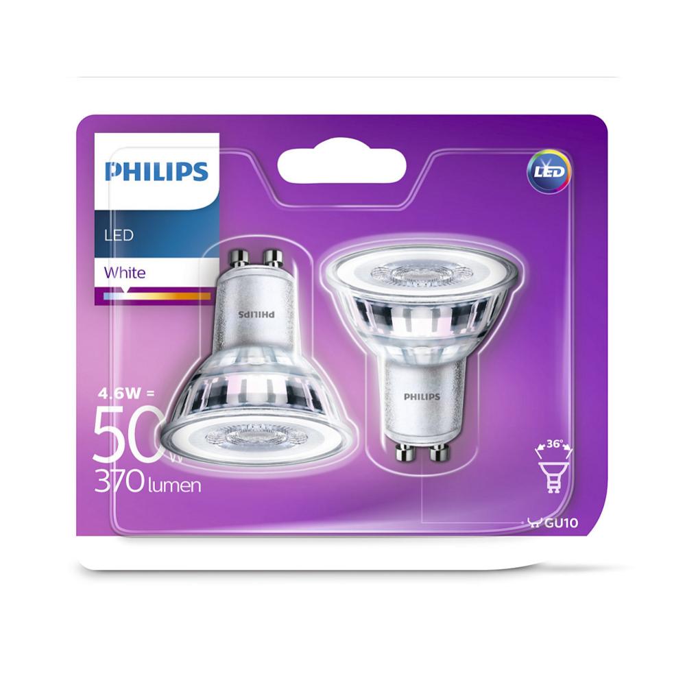 Philips Master Ledspot Classic Gu Par W Lm D Blanc