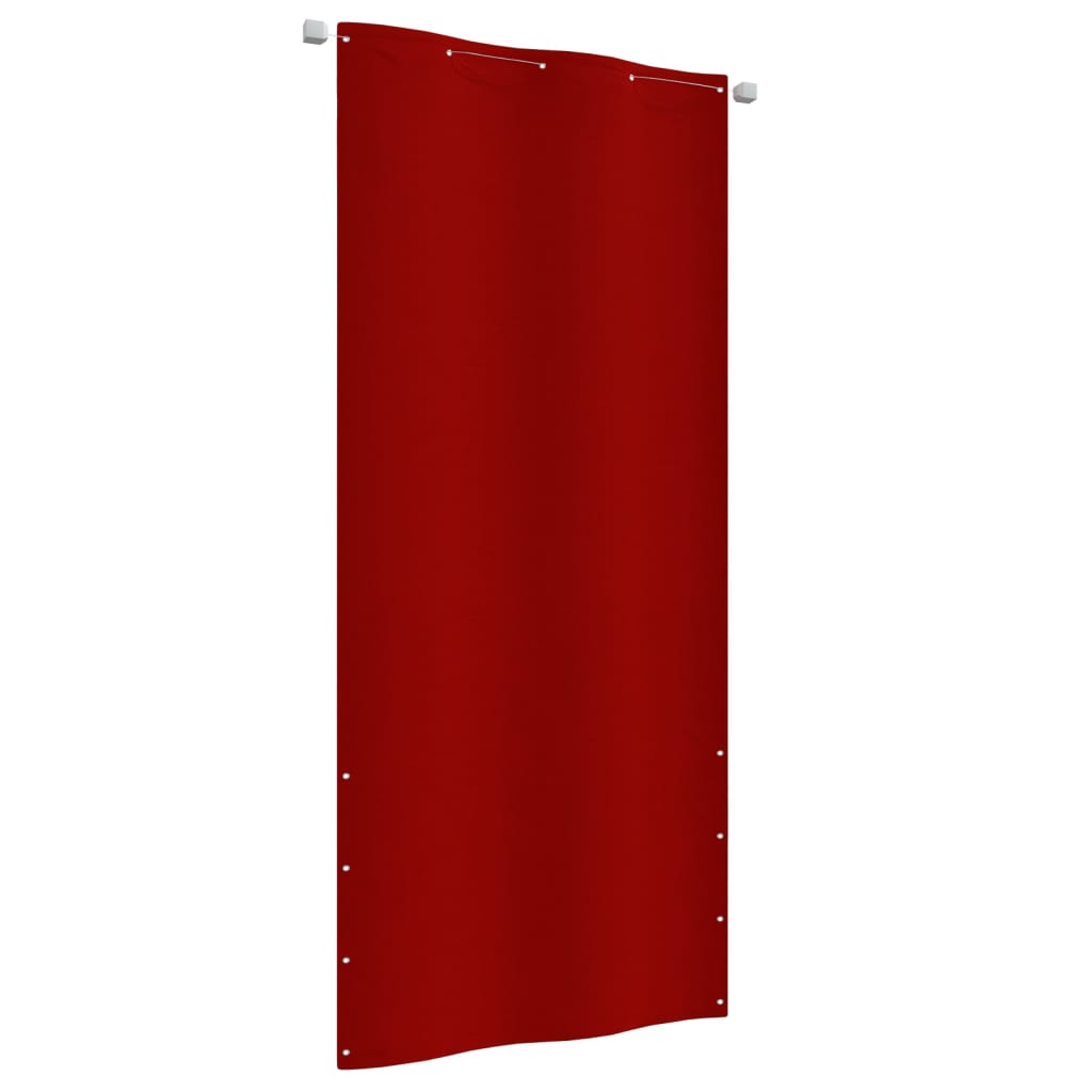 Maison Exclusive Paravento Per Balcone Rosso 100x240 Cm In Tessuto