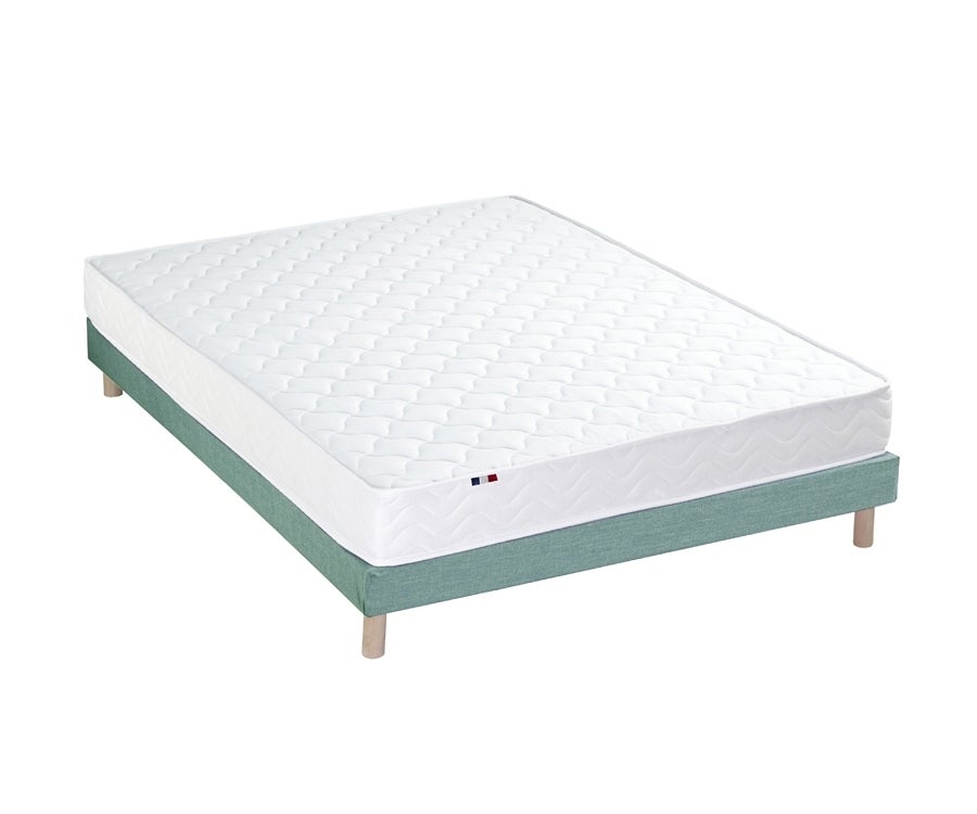 Ensemble Matelas Accueil Latex 3 Zones INITIAL Bi Confort Mousse