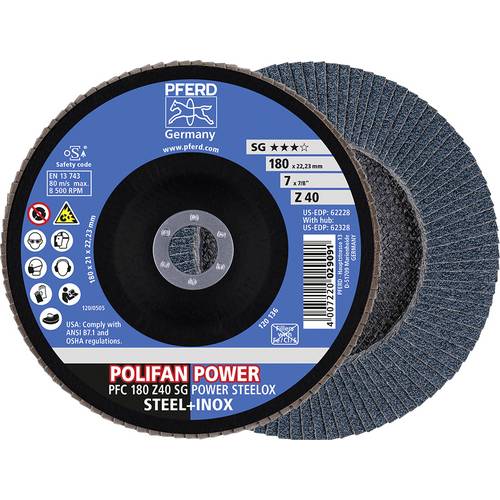 Pferd Z Sg Power Steelox Disque Segment Diam Tre Mm De