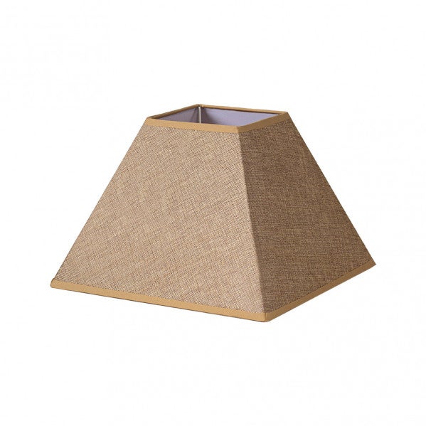 Piramide Divos Abat Jour E Marron Dx Dx H Saco Jute Leroy Merlin