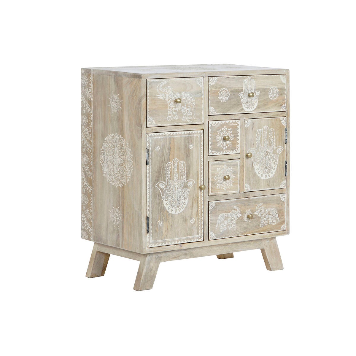 Cassettiera DKD Home Decor 61 X 33 5 X 68 5 Cm Naturale Legno Di Mango