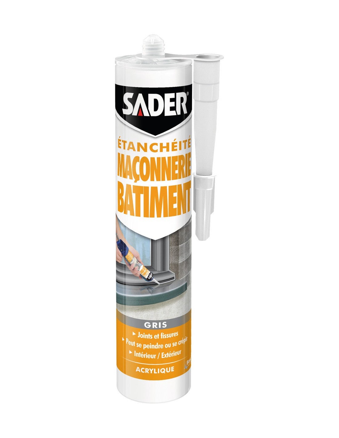 Sader Mastic Ma Onnerie New Ml Gris Sader Leroy Merlin