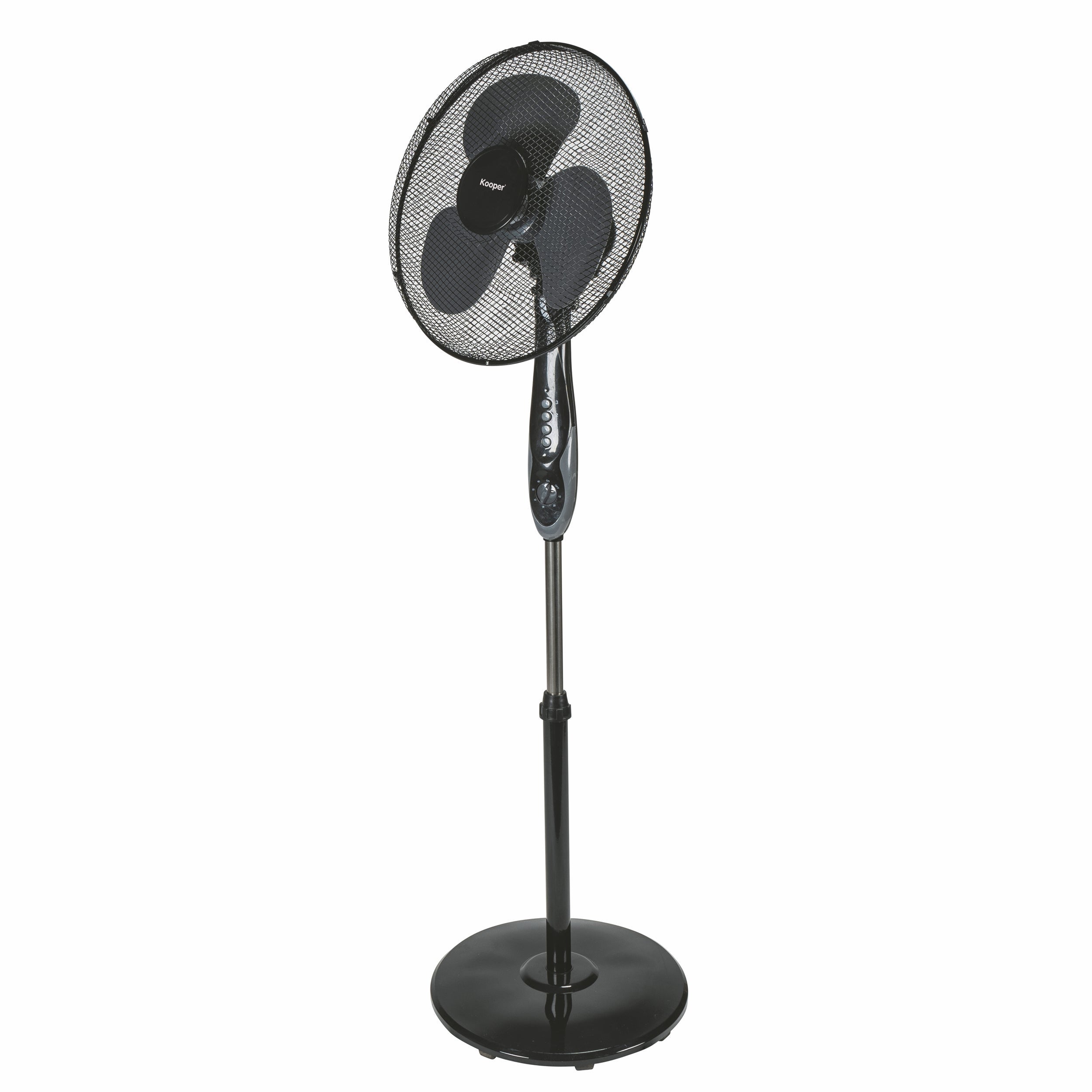 Ventilatore a piantana a 3 velocità con 3 pale e timer 45 watt