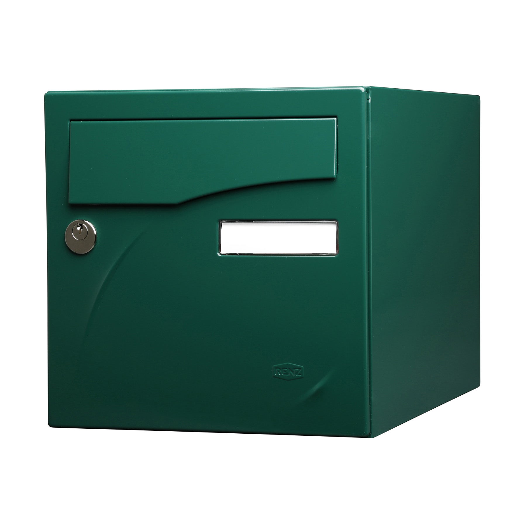 Boite aux lettres Préface 1 porte Vert RAL 6005 brillant Leroy Merlin