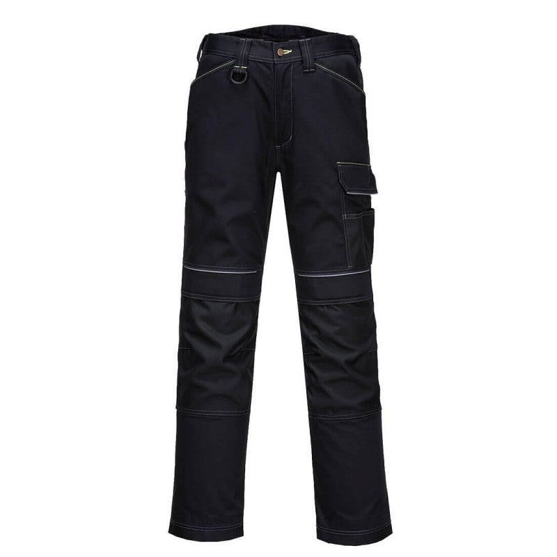 Portwest Pantalon de travail extensible léger PW3 Noir 50 Leroy