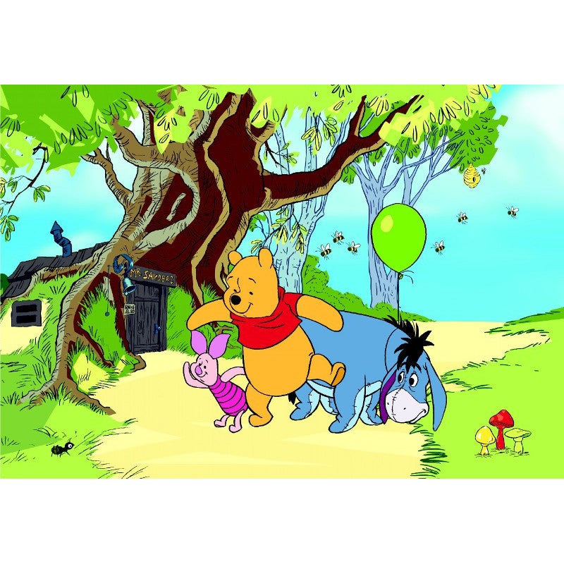 Poster géant XXL Winnie l Ourson Amis Disney 360X270 CM Leroy Merlin