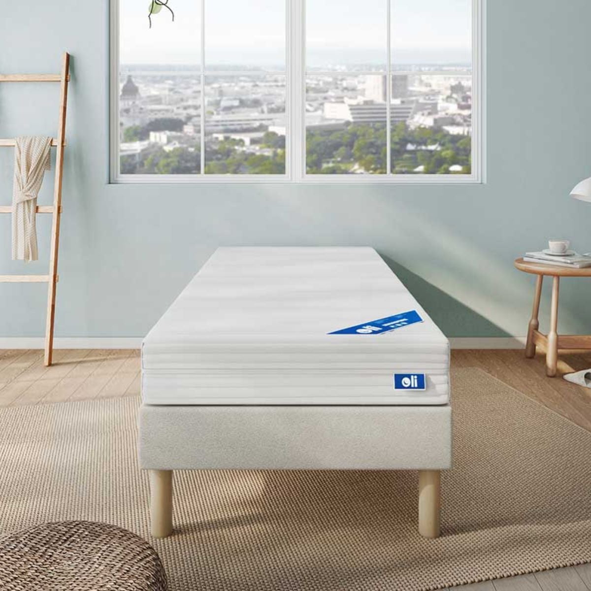 Matelas Bellatrix 90x190 cm Technologie Mousse Haute Résilience