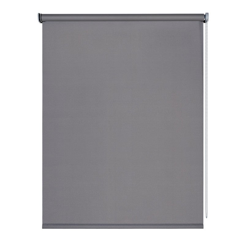 Estor Opaco Moon Estor Enrollable Blackout Gris Oscuro 120 X 250 Cm