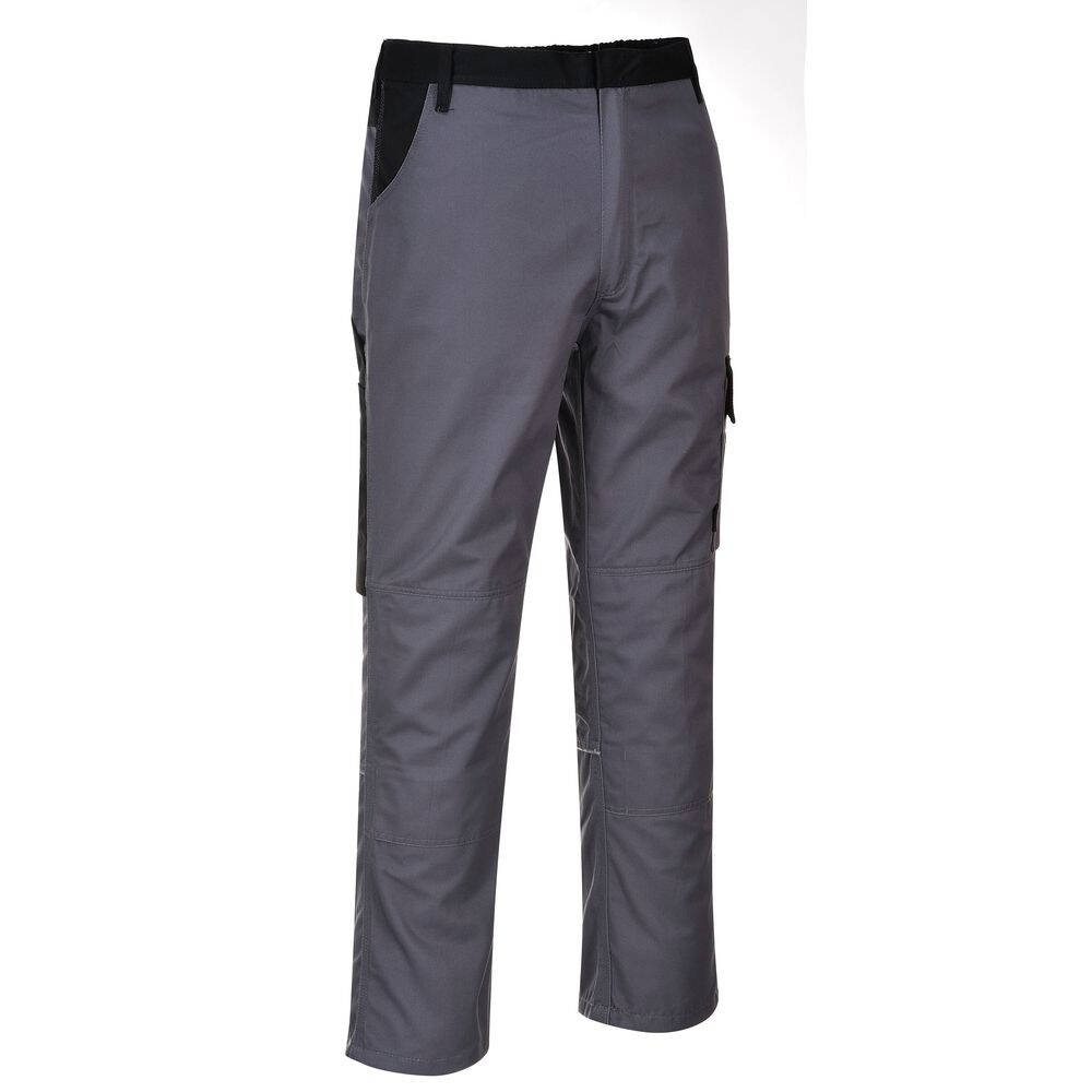 Pantalon De Travail Multipoches Portwest Texo Munich Gris Poches Noires