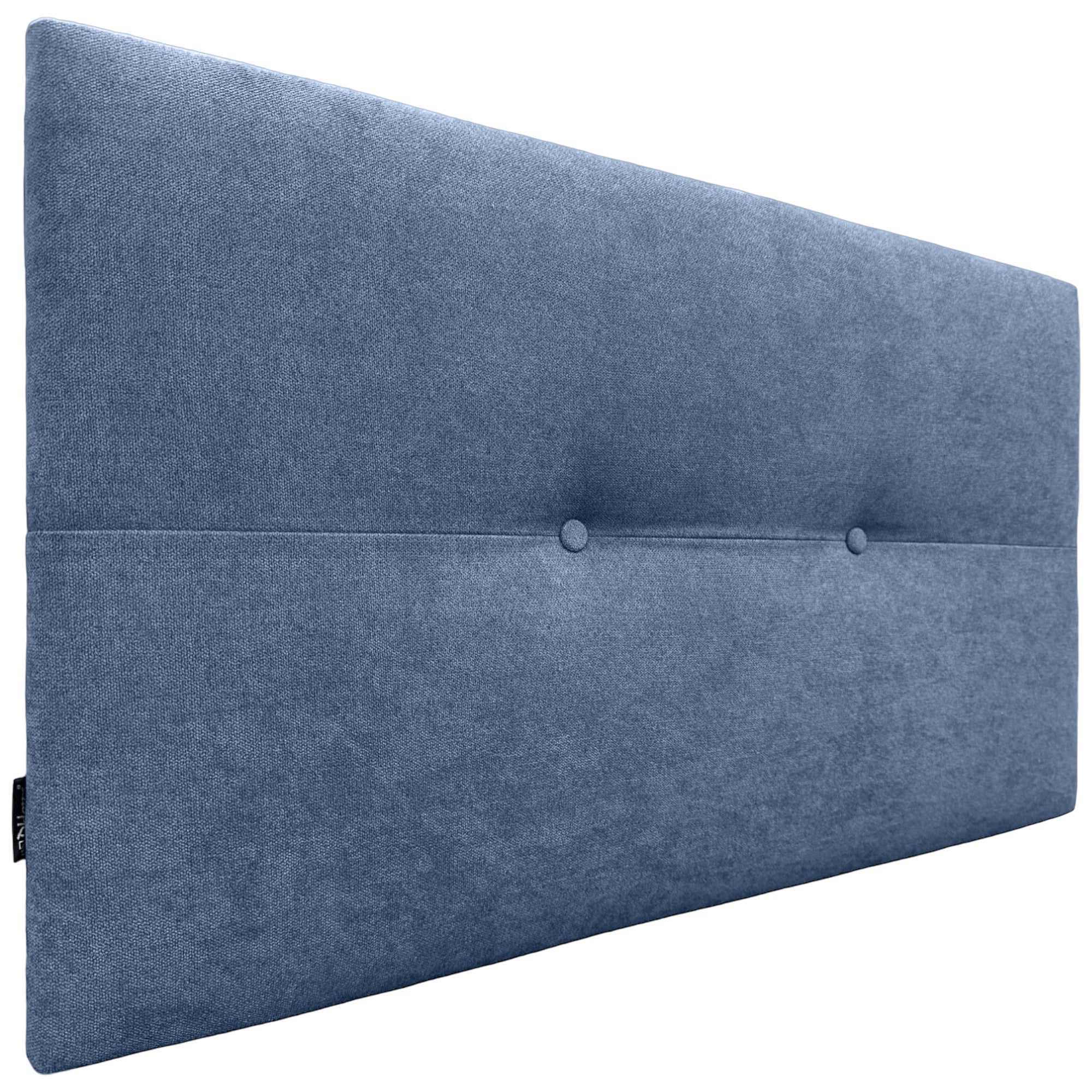 DHOME Tête de lit en tissu Aqualine avec Boutons 110x50cm Lits 105