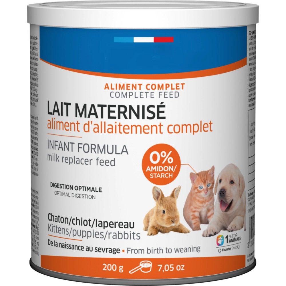 Animallparadise Lait maternisé complet 200 g pour chiot chaton