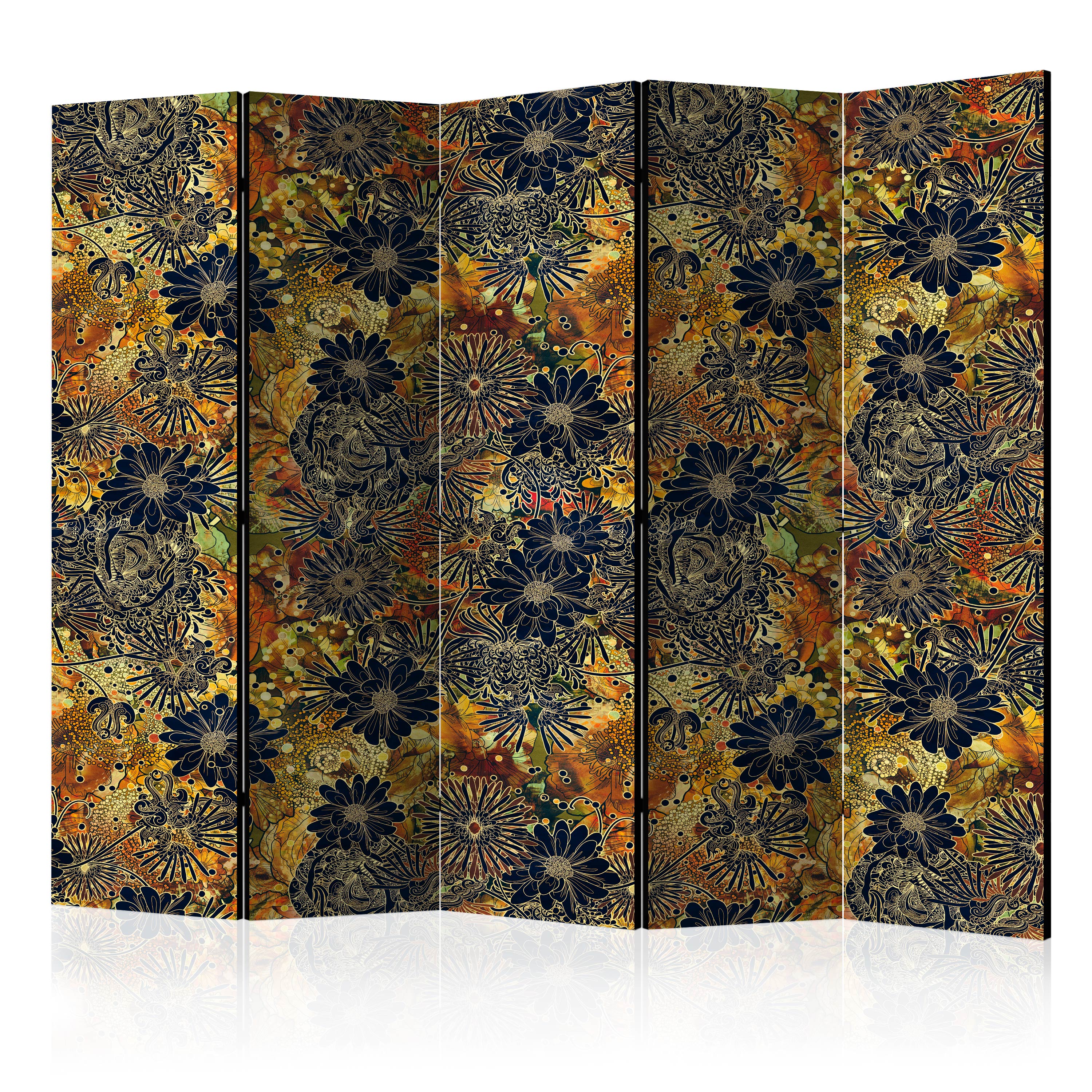 Paravent Floral Madness II Room Dividers 225x172 Leroy Merlin