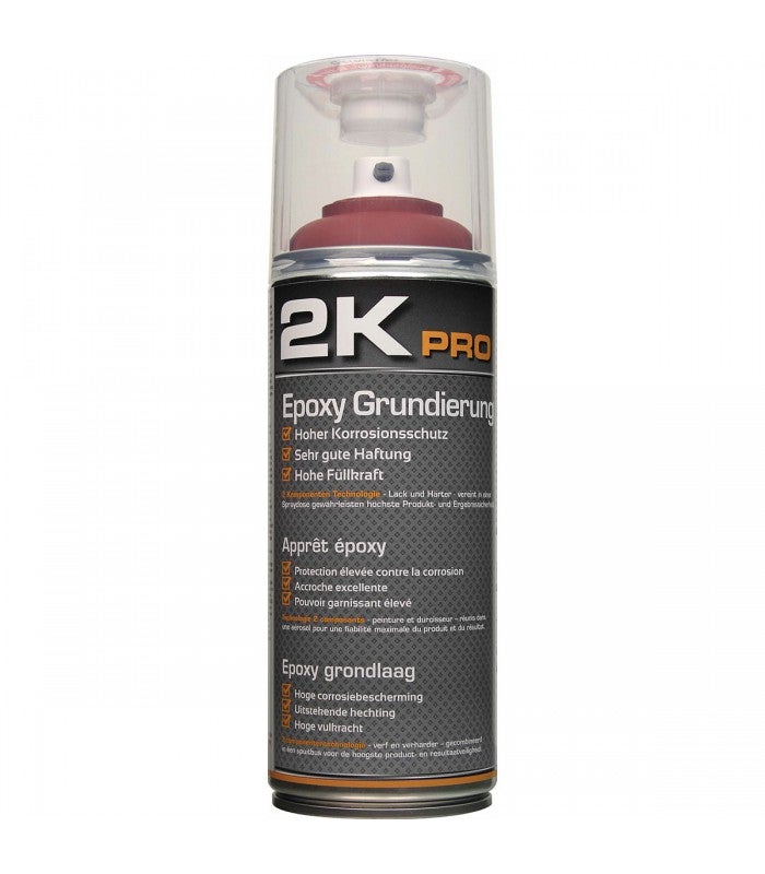 Apprêt Garnissant Epoxy Bi composant Universel 2K Brun Rouge