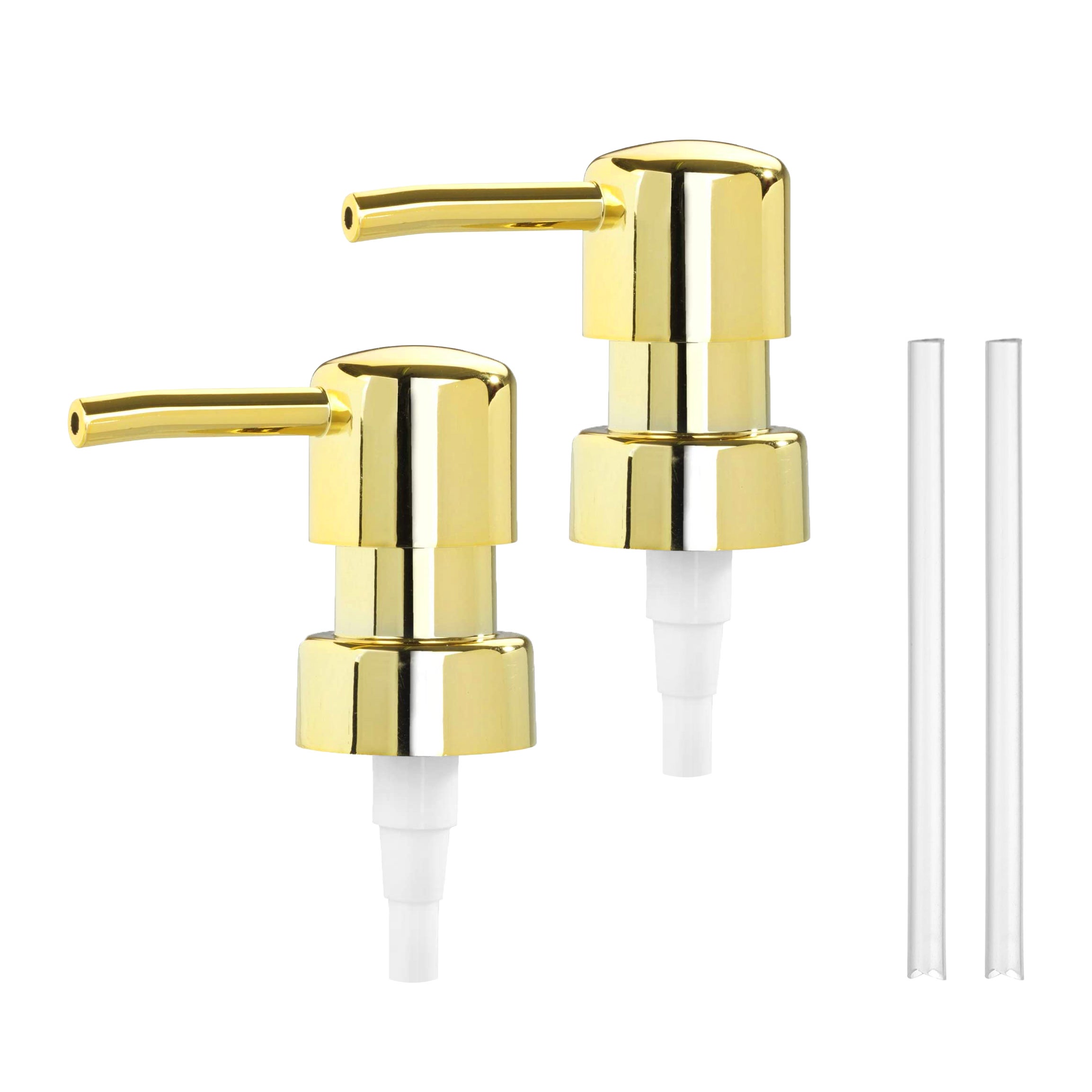 Ricambio Pompa Dispenser Sapone Oro Con Design Tondo 2 Pezzi Leroy Merlin