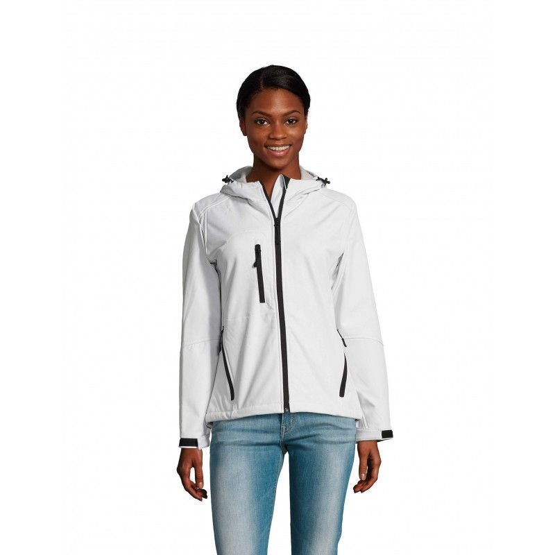 Sol S Softshell Femme Capuche Replay Women Blanc L Leroy Merlin