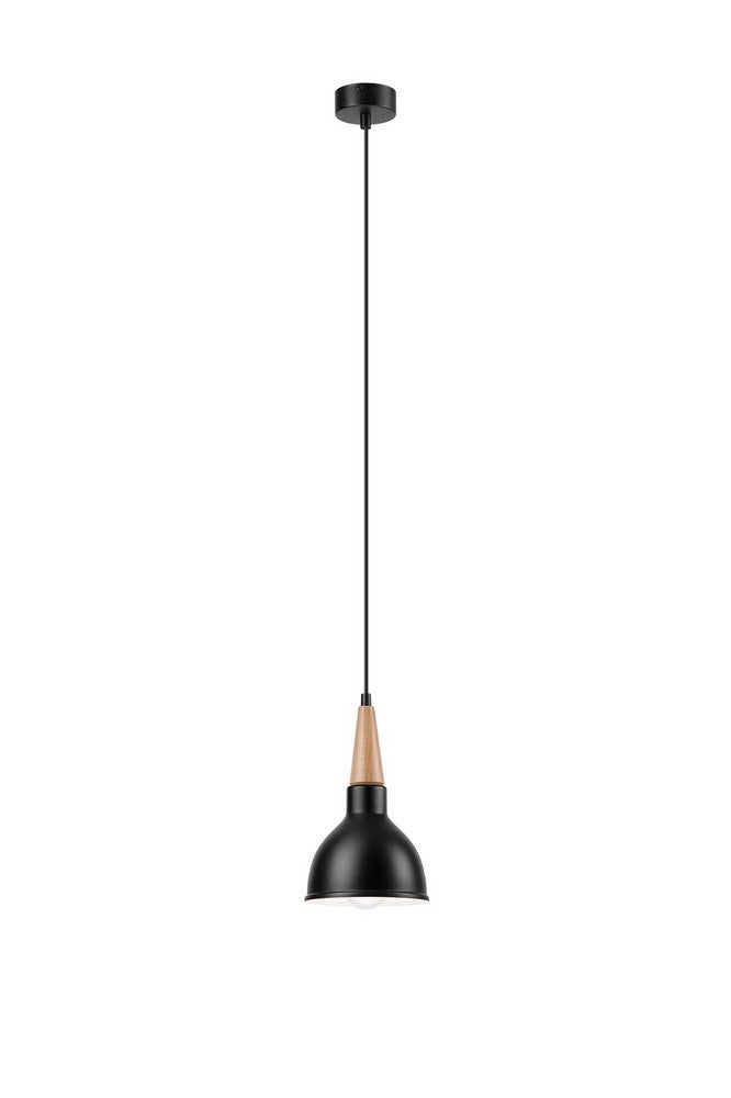 Lamkur Francesca Plafonnier Dome Suspension Noir 1x E27 Leroy Merlin