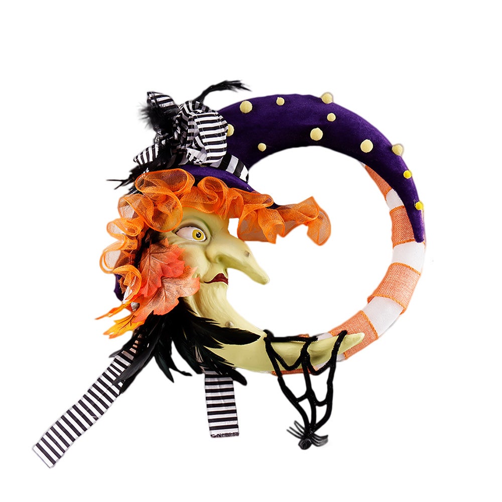 Couronne D Halloween D Corations D Halloween Chapeau Et Jambes De