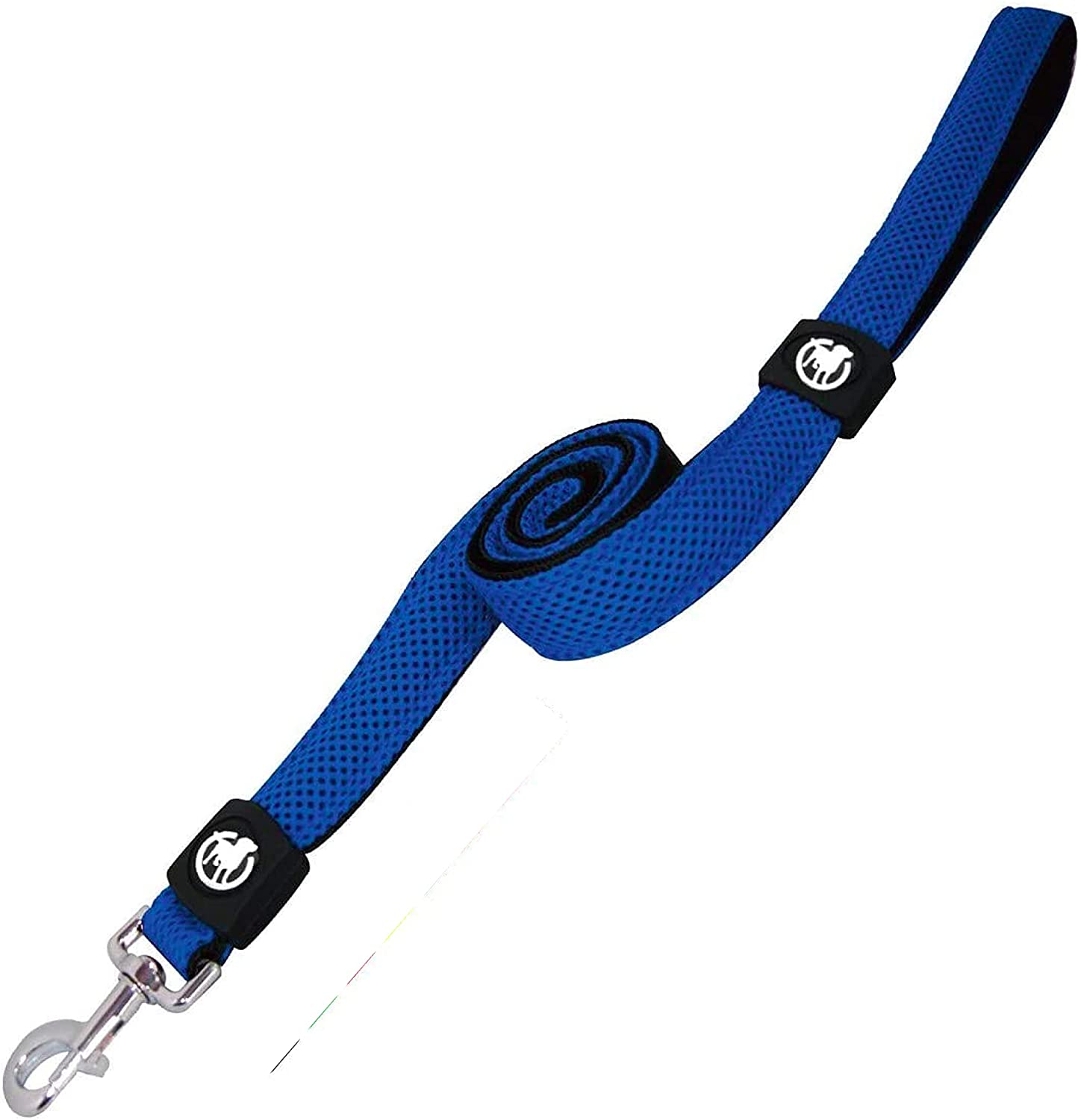 Ddoxx Laisse Chien Air Mesh Rembourr E Cm Taille S Bleu Adapt E