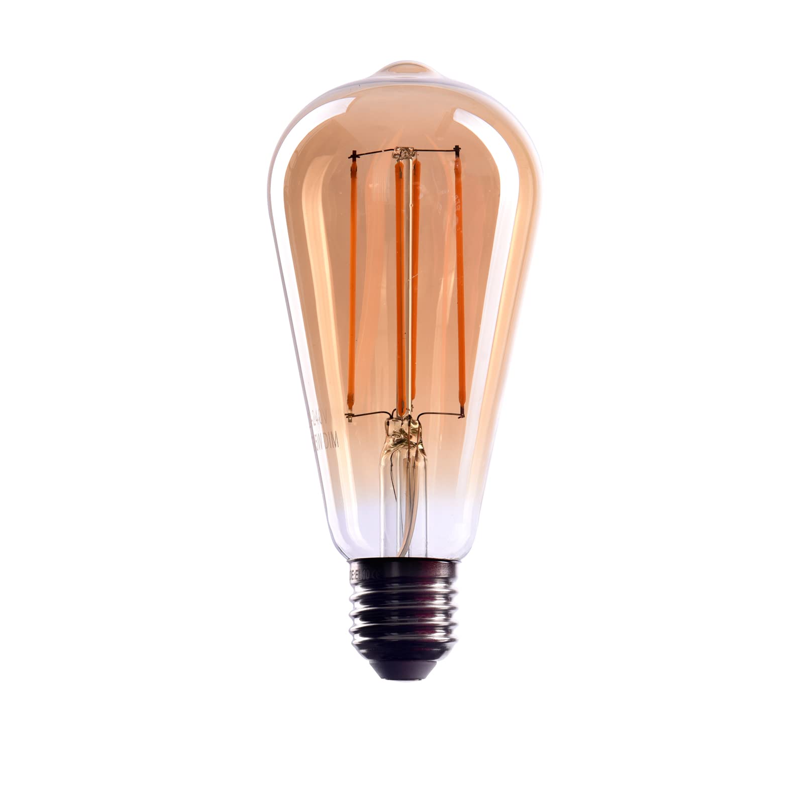 Ampoule Led Gradable W Blanc Chaud Vintage Filament E A Leroy