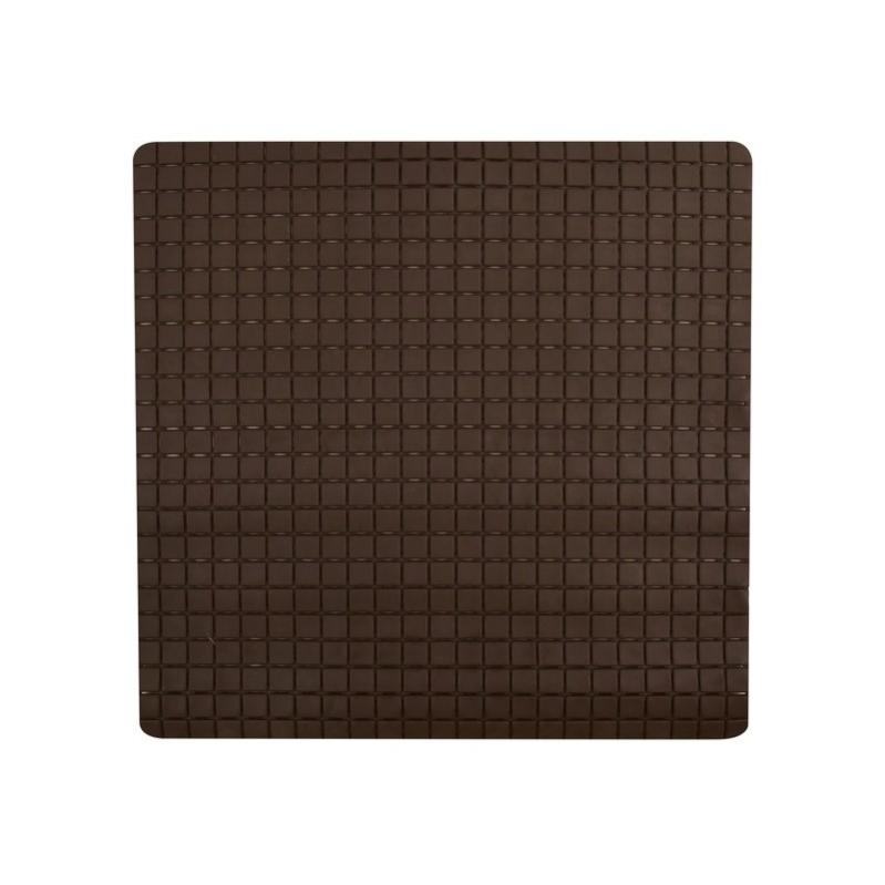 Tapis Fond De Douche Antid Rapant Caoutchouc Quadro X Cm Chocolat