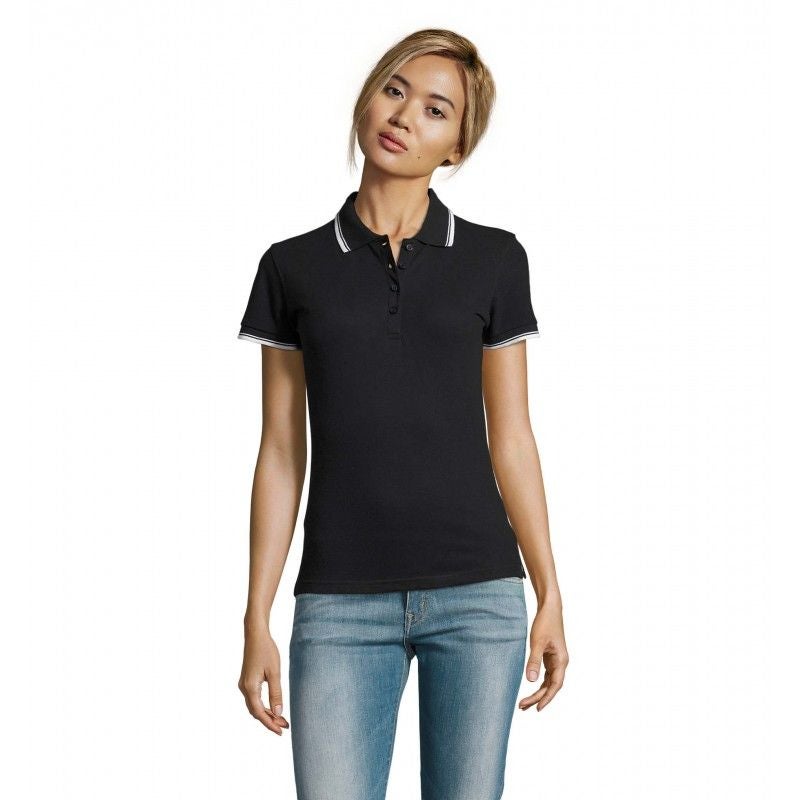 Sol S Polo Femme Practice Women Bleu Fonc Xl Leroy Merlin