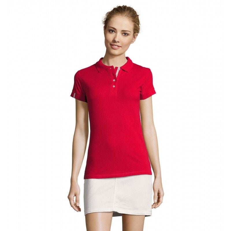 Sol S Polo Femme PORTLAND WOMEN Rouge XS Leroy Merlin