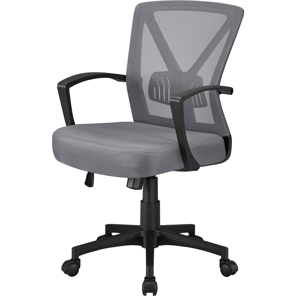 Yaheetech Chaise De Bureau Ergonomique En Maille Respirant Support