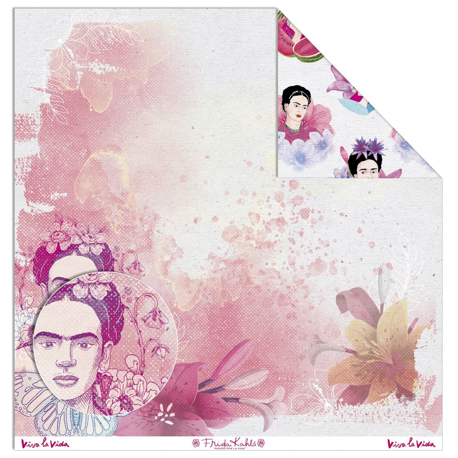 Papier Cr Atif Frida Kahlo Portraits Frida Love In The Moon Leroy