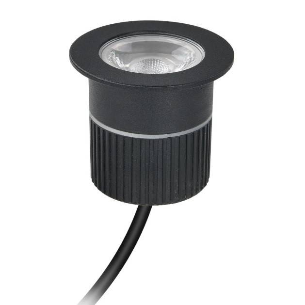 Spot LED Encastrable Au Sol 4 5W 220V AC IP67 Blanc Chaud Leroy Merlin