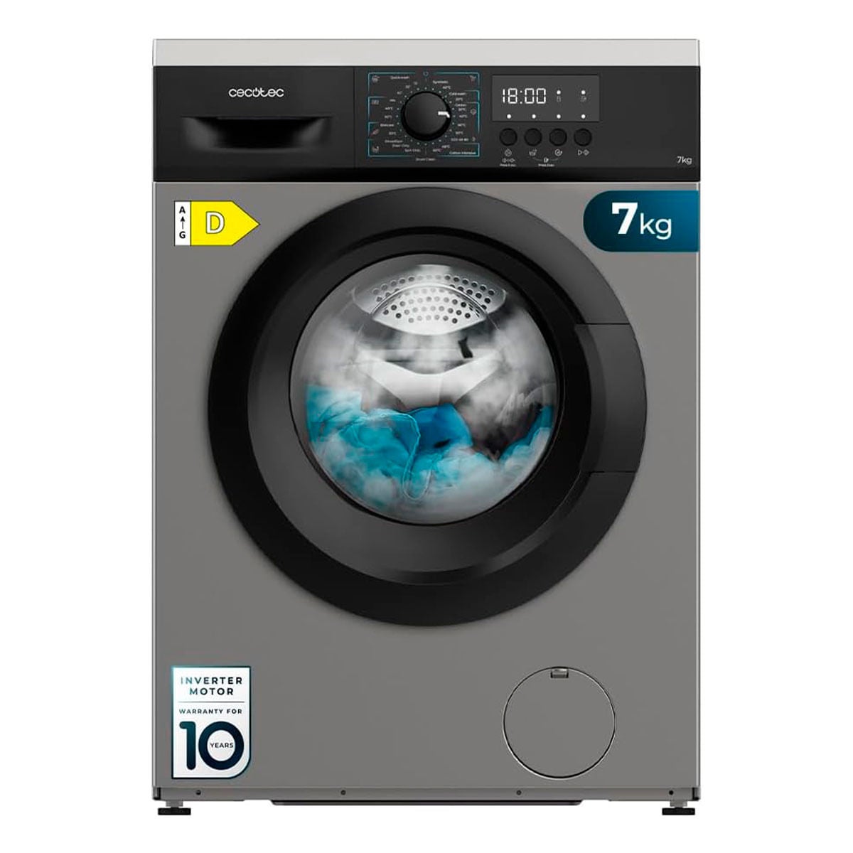 Cecotec Lave Linge Chargement Frontal De Kg Bolero Dresscode