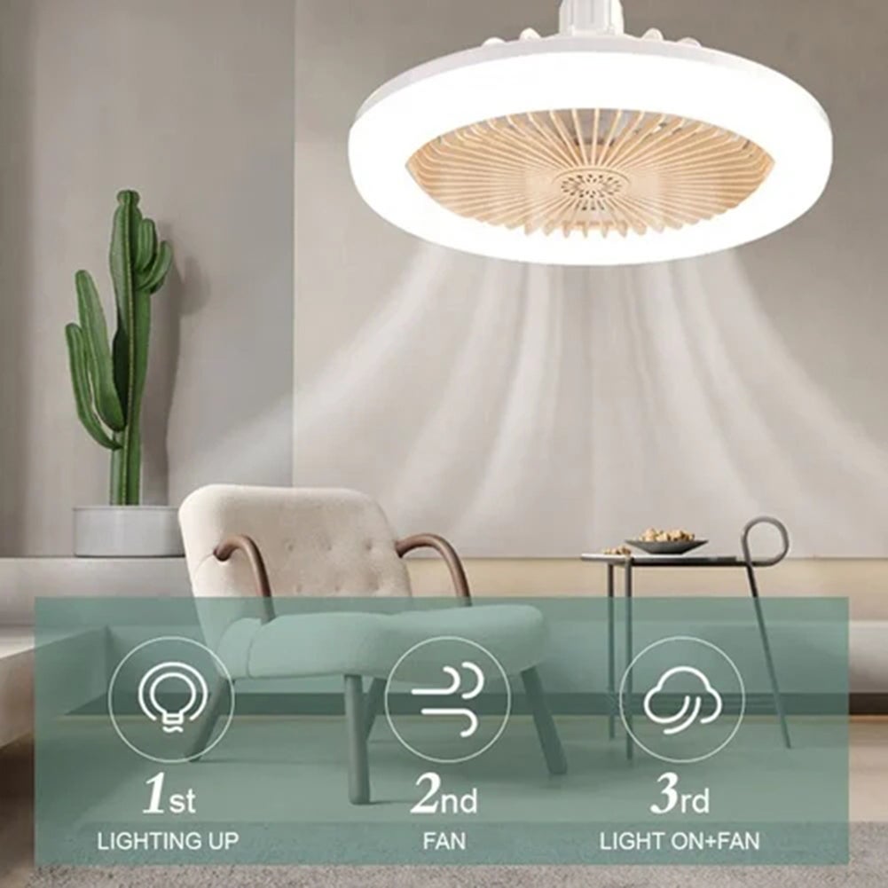 Lampe De Ventilateur De Plafond Multifonctionnelle Silencieuse Pour La