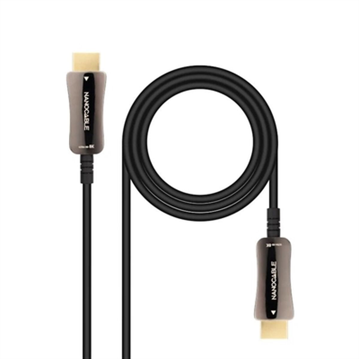 Câble HDMI NANOCABLE 10 15 2110 8k ultra hd 48 gbit s 10 m Noir Leroy