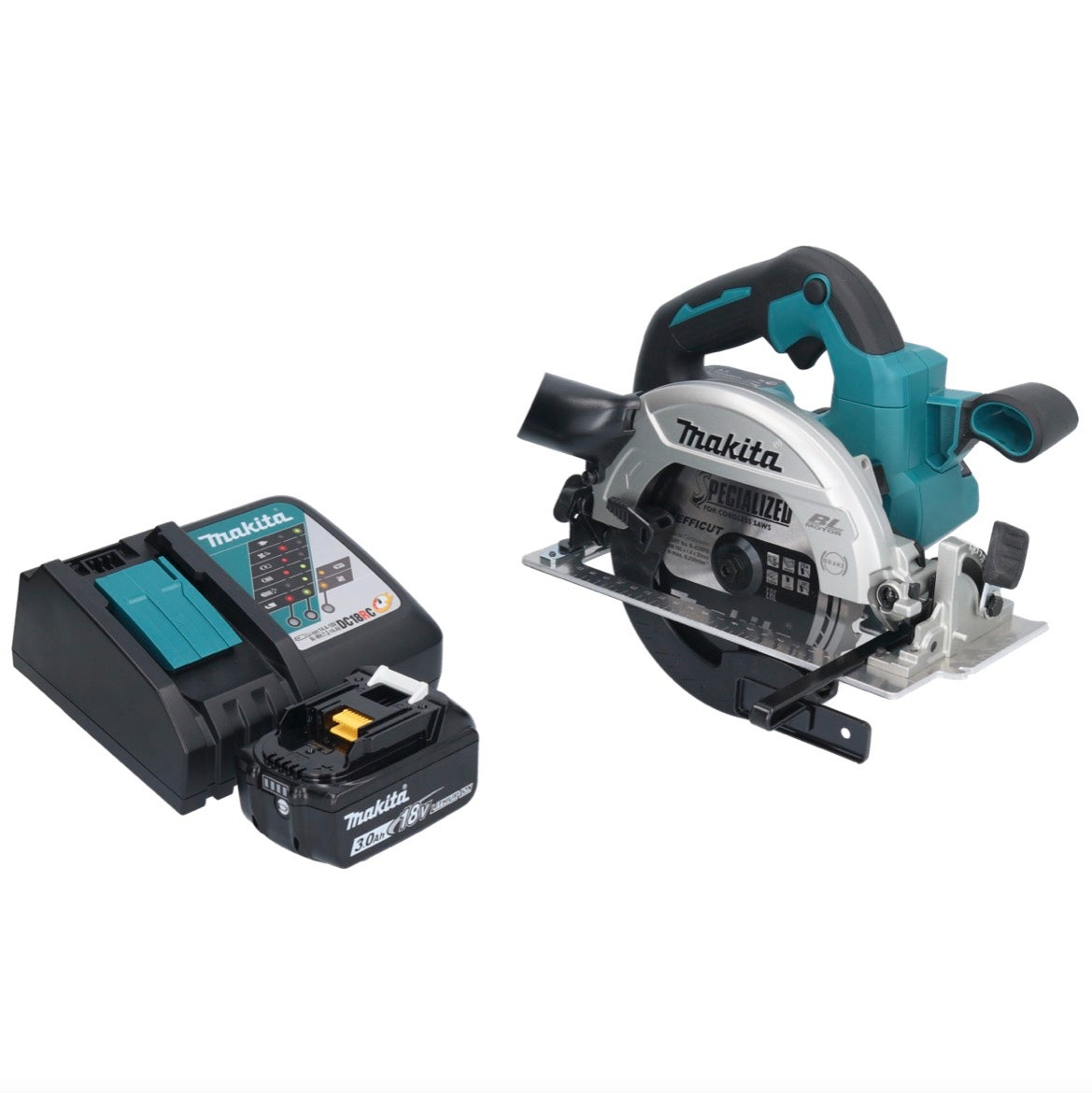 Makita Dhs Rf Scie Circulaire Portative Sans Fil V Mm