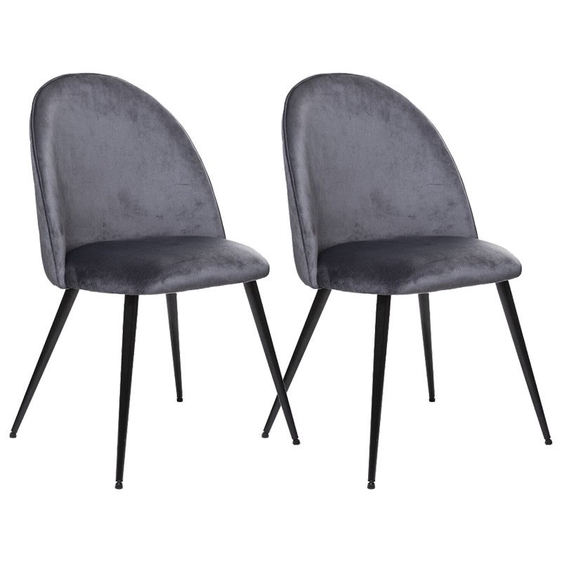 Lot De 2 Chaises Velours Slano Atmosphera Leroy Merlin