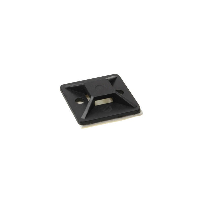 Attache C Bles En Ligne Supports Adh Sifs 20x20mm Noir 10 Unit S