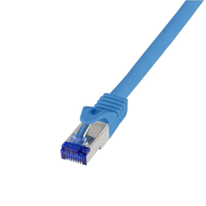 C Ble R Seau Logilink Ultraflex Cat 6a S Ftp Bleu 10 M Leroy Merlin