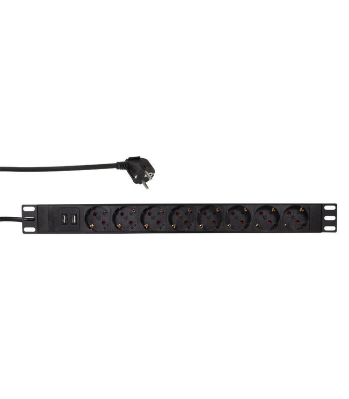 Logilink Pdu C Unit De Distribution D Nergie Pdu U Noir Prises