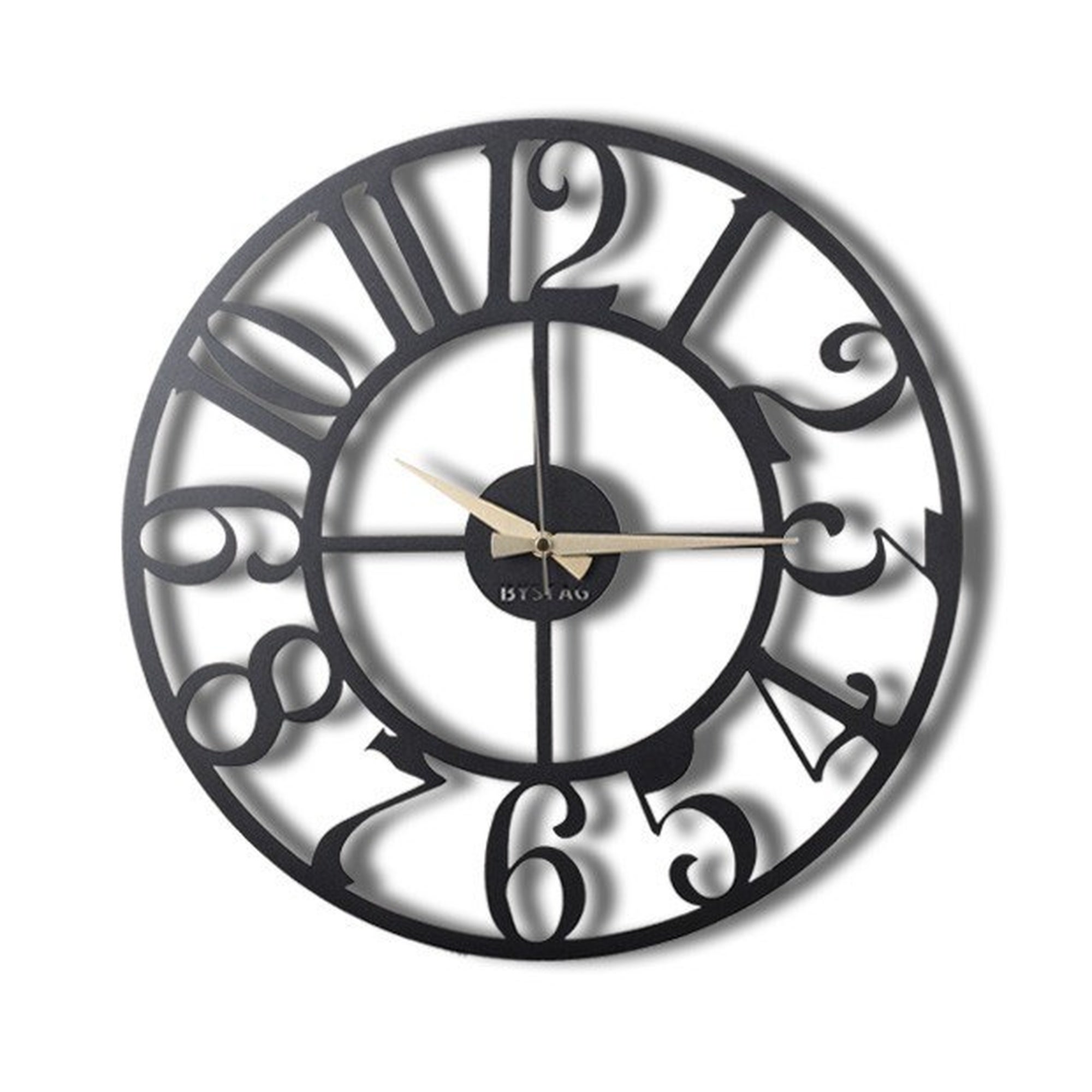 Reloj De Pared Metal Decorativo Estilo Sencillo X Leroy Merlin